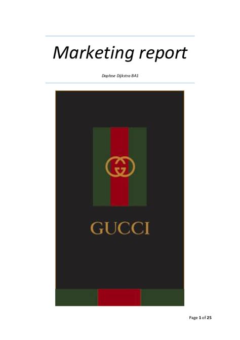 report gucci